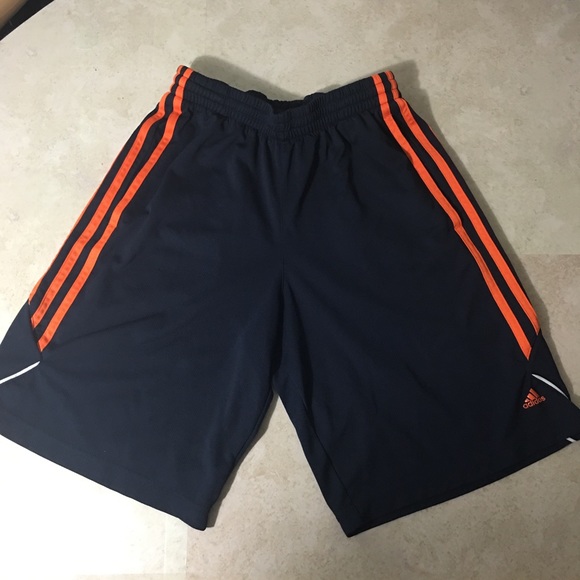 short adidas orange short adidas orange